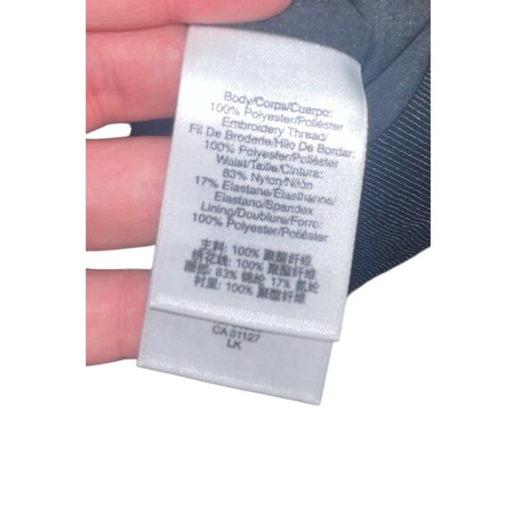 DKNY Women's Size 2 Textured Black Off White Maxi Skirt READ DESCRIPTION - Picture 10 of 12